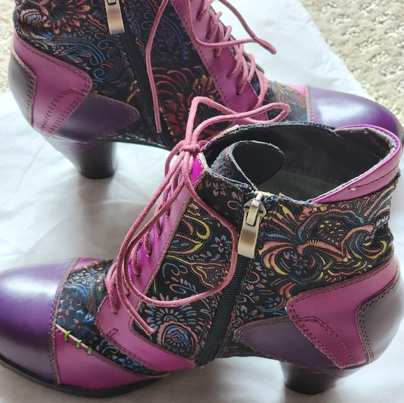 BRAND NEW SUPERLADYSTAR ANKLE BOOTS - Picture 3 of 9